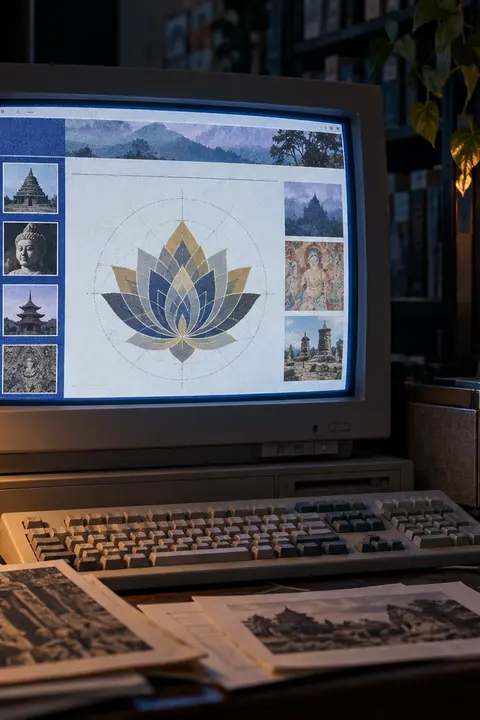 VAJRAYANAの旧サイト資料をイメージした表紙絵